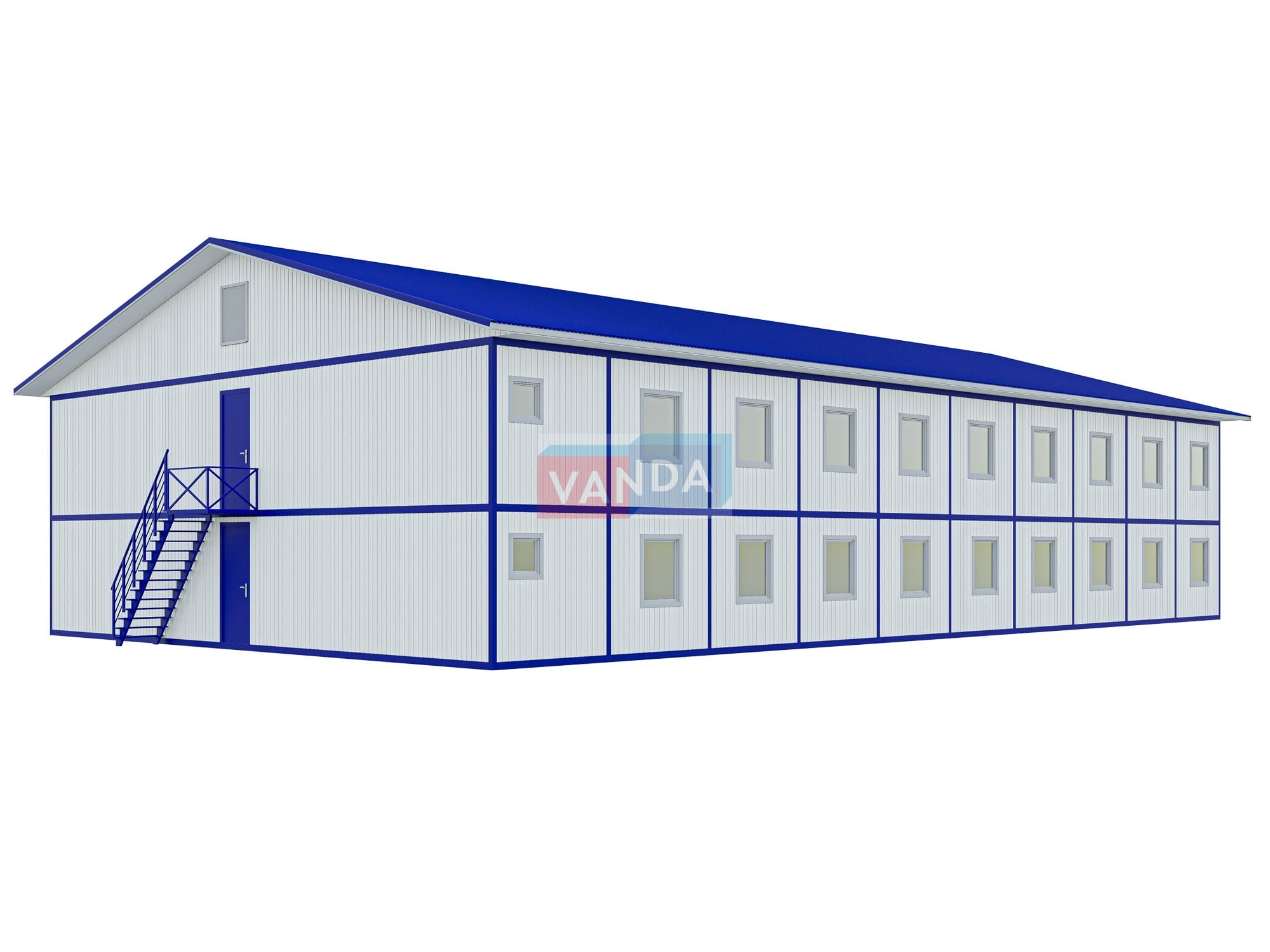 Проект вахтового посёлка 14.0х24.0